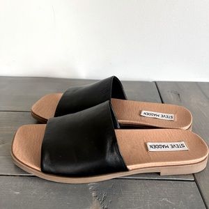 Steve Madden Leather Slides